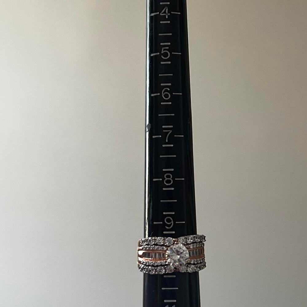 Rose gold ring size 10
